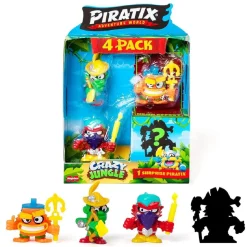 Piratix Crazy Jungle - Pack de 4 Piratix (varios modelos)