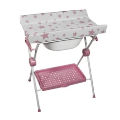 Plastimyr - Bañera Plegable Lea Estrellas Rosas