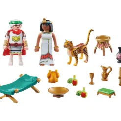 Playmobil - Construcción Astérix César y Cleopatra Playmobil 71270 ㅤ