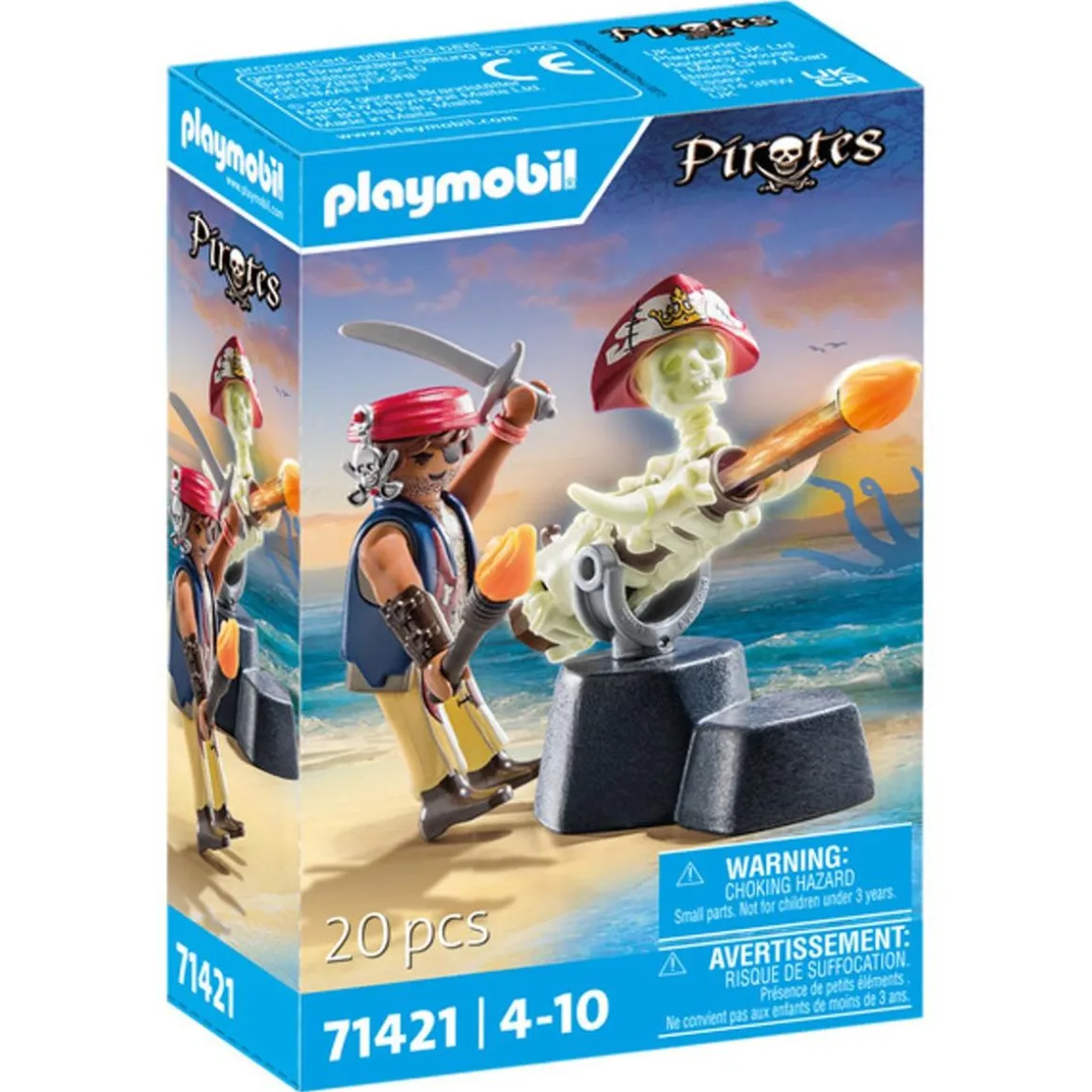 Playmobil - Juguete Artillero de Piratas ㅤ