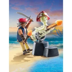 Playmobil - Juguete Artillero de Piratas ㅤ