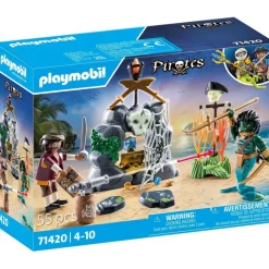 Playmobil - Juguete Playmobil Caza del Tesoro Pirata ㅤ