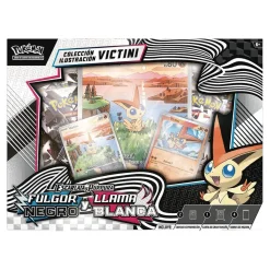Pokémon - Colección Ilustración Victini - Fulgor Negro y Llama Blanca (español)