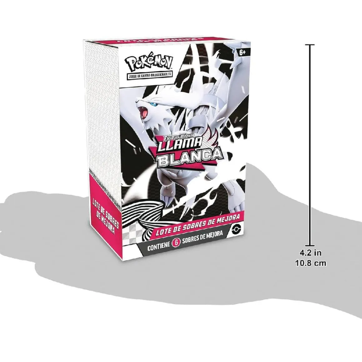 Pokémon - Pack 6 sobres de cartas Escarlata y Púrpura Llama Blanca (español)