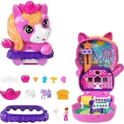 Polly Pocket - Estuche animal Pocket World (Varios modelos)