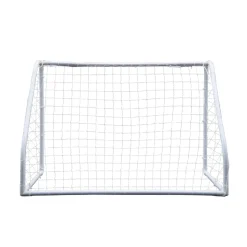Portería PVC de fútbol con anclajes