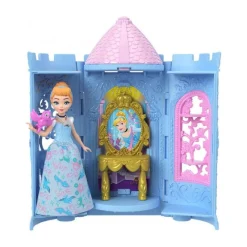 Princesas Disney - Conjunto de juego apilable castillo y princesas sorpresa (Varios modelos)