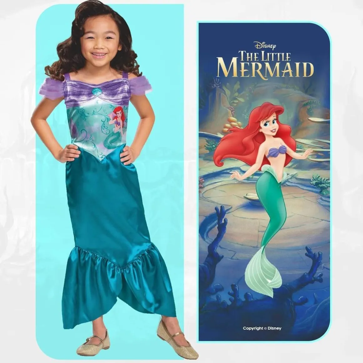 Princesas Disney - Disfraz Princesa Ariel 5-6 años