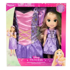 Princesas Disney - Muñeca Rapunzel + Vestido (4-6 años)