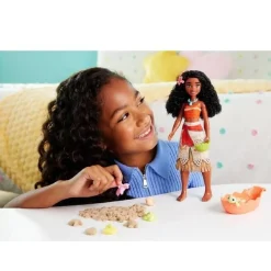 Princesas Disney - Vaiana con animalitos marinos