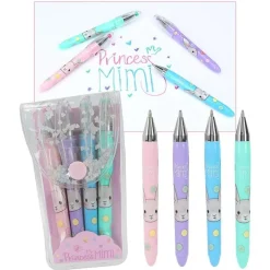 Princess Mimi - 4 bolígrafos de gel