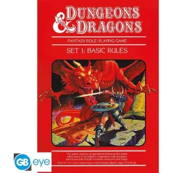 Póster de reglas básicas Dungeons & Dragons 91,5 x 61 cm