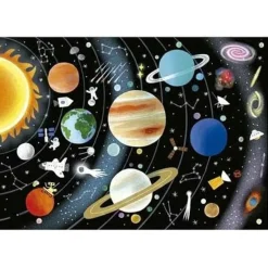 Puzzle Educativo Sistema Solar de 150 Piezas ㅤ