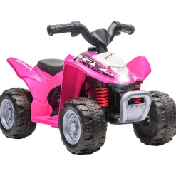 Quad eléctrico Honda rosa