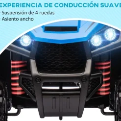 Quad eléctrico para niños Azul y Negro