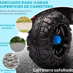 Quad eléctrico para niños Azul y Negro