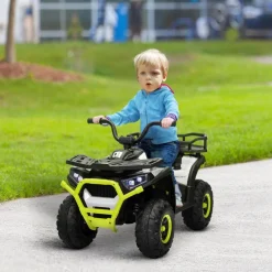 Quad eléctrico para niños Verde y Negro