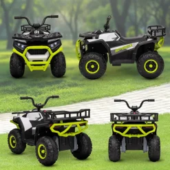 Quad eléctrico para niños Verde y Negro