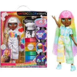 Rainbow High - Watercolor & Create DIY - Muñeca ojos verdes