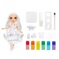 Rainbow High - Watercolor & Create DIY - Muñeca ojos castaños