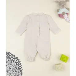 Ranita bebé niña marrón con pompon