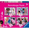 Ravensburger - Barbie - Puzzle infantil 4 in a box