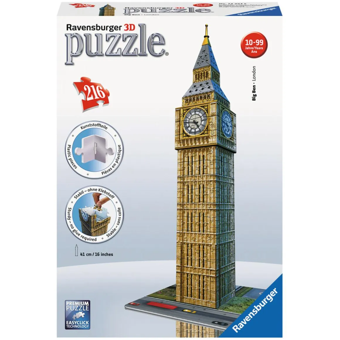 Ravensburger - Big Ben 39 cm 216 piezas