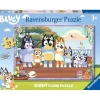 Ravensburger - Bluey - Puzzle gigante de suelo Bluey, colección 24 piezas para niños ㅤ