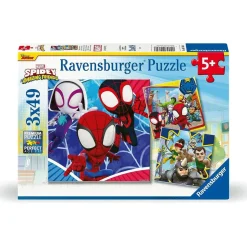 Ravensburger - Colección de 3 puzzle Spidey de 49 piezas ㅤ