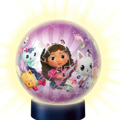 Ravensburger - 3D Puzzle Nightlamp Ball con Luces, 72 Piezas ㅤ