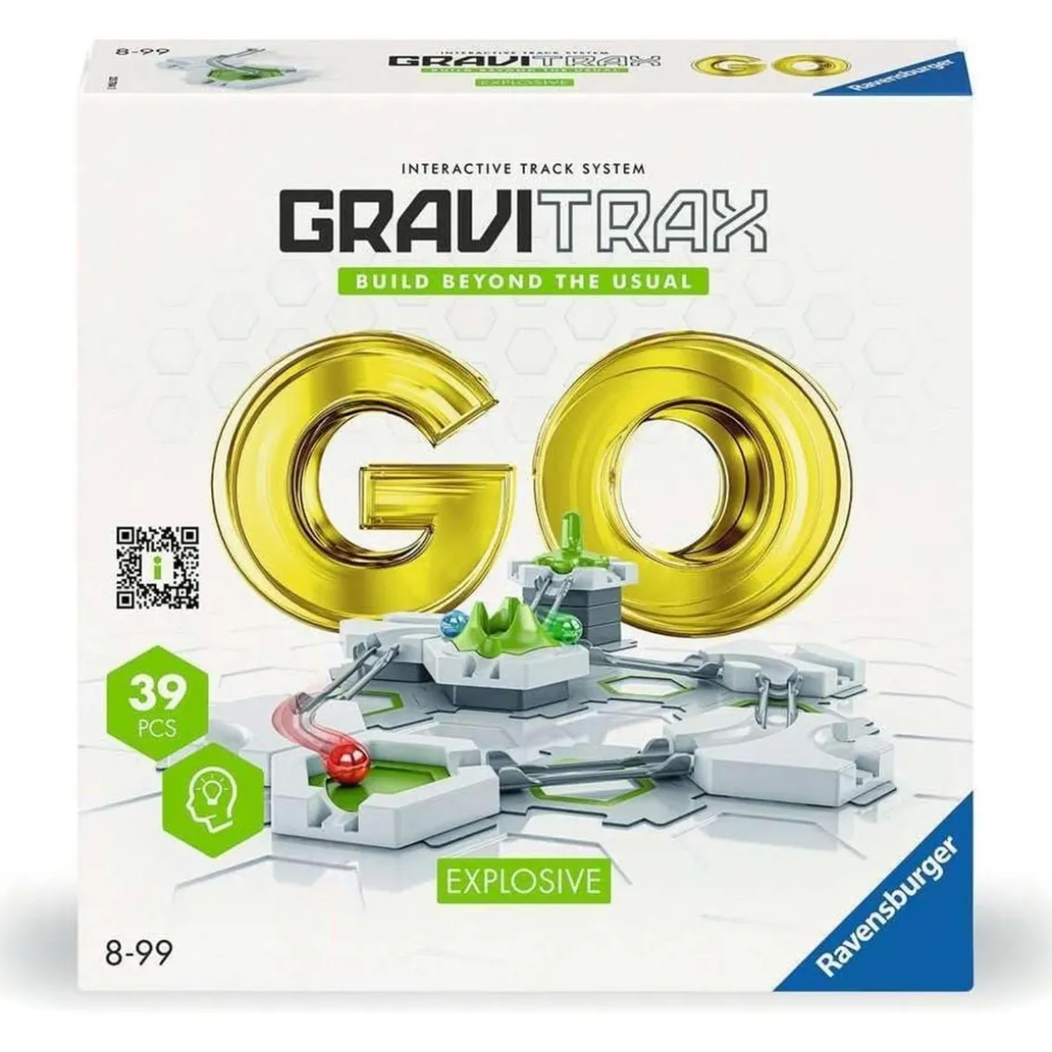 Ravensburger - GraviTrax GO Explosive, Sistema de Canicas Versátil ㅤ