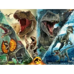 Ravensburger - Jurassic World - Puzzle Jurassic World, colección Giant Suelo, 125 piezas ㅤ