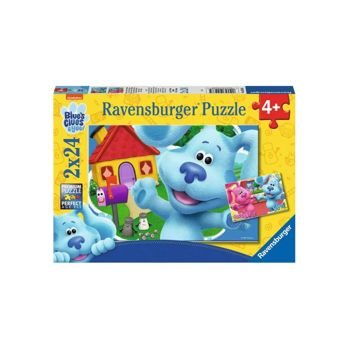 Ravensburger - Pistas de Blue y Tú - Puzzle 2x24 piezas