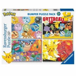 Ravensburger - Pokémon - Pack 4 puzzles 100 piezas
