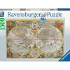 Ravensburger - Puzzle 1500 piezas Mapa Mundi 1594