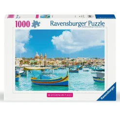 Ravensburger - Puzzle 1000 piezas Malta mediterránea