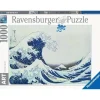 Ravensburger - Puzzle 1000 piezas Art - Hokusai: Gran Ola Kanagawa