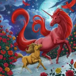 Ravensburger - Puzzle Criaturas mitológicas, colección 3x49 piezas, fantasía ㅤ