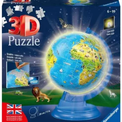Ravensburger - Puzzle 3D Globo con luz