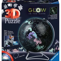 Ravensburger - Puzzle 3D Globo Estrellas Glow in the dark 180 piezas ㅤ