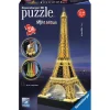 Ravensburger - Puzzle 3D Torre Eiffel Night Edition