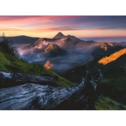 Ravensburger - Puzzle de 1000 piezas, Monte Bromo, Indonesia - Colección Paisajes ㅤ