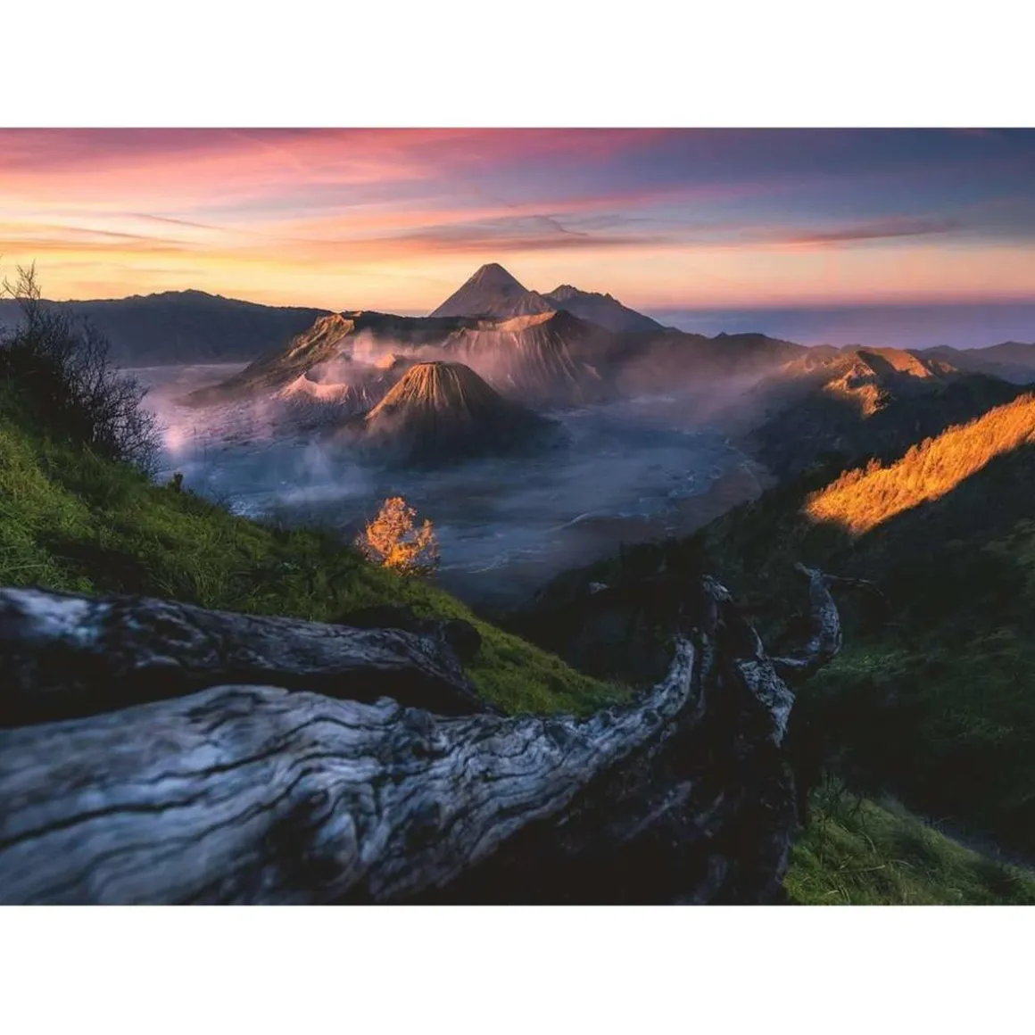 Ravensburger - Puzzle de 1000 piezas, Monte Bromo, Indonesia - Colección Paisajes ㅤ