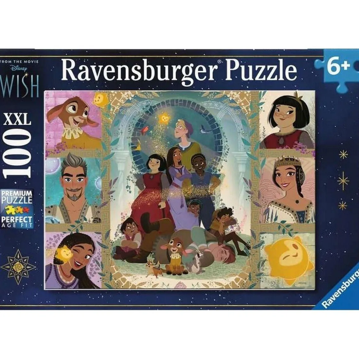Ravensburger - Puzzle Disney Wish XXL de 100 piezas para niños ㅤ