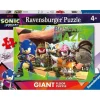 Ravensburger - Puzzle gigante Sonic, colección 60 piezas suelo ㅤ