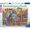 Ravensburger - Puzzle Paisaje Urbano Nocturno 1000 Piezas ㅤ