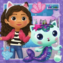 Ravensburger - Puzzle 3x49 piezas Gabby's Dollhouse, colección multicolor ㅤ