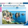 Ravensburger - Rompecabezas Paisaje Mediterráneo Italia, 1000 Piezas ㅤ
