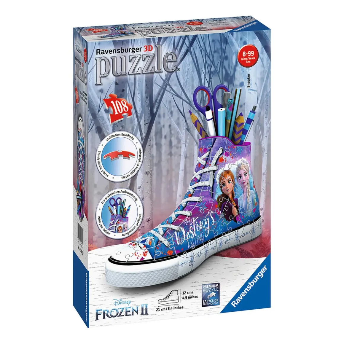 Ravensburger - Sneaker Frozen 2 - Puzzle 3D 108 Piezas