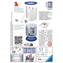 Ravensburger - Star Wars - Puzzle 3D Portalápices Star Wars, 57 piezas ㅤ